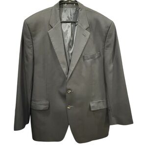 Lauren Ralph Lauren Blazer Mens 46R Navy Blue Wool Sport Coat Suit Jacket